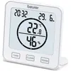 Image de Beurer HM 22, Thermomètre + hygromètre, Blanc
