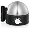 Image de WMF Stelio Cuisinier à oeufs (415070011), Cuiseur à oeufs, Noir, Argent