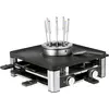 Image de WMF Station Gourmet de Lumero Raclette multifonctions (415480011), Appareil à raclette, Noir, Argent