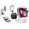 Image de Bosch Hausgeräte Serie 4 MUM58720, Robot ménager, Argent, Rouge