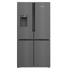 Image de Siemens KF96DPXEA iQ700 Réfrigérateur multi-portes congélateur en bas 183 x 90.5 cm Acier brossé noir anti-traces, Total noFrost KF96DPXEA
