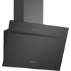 Image de Siemens LC65KDK60 iQ100 Hotte murale 60 cm Noir avec finition en verre, Noir LC65KDK60