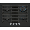 Image de Siemens EP6A6PI40 iQ500 Table gaz 60 cm Verre trempé, Noir EP6A6PI40