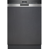 Image de Siemens SN55ES12CE iQ500 Lave-vaisselle encastrable avec bandeau 60 cm Acier brossé SN55ES12CE