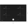 Image de Neff N 90, Table de cuisson à induction, 80 cm, noir, à encastrer (intégré), T68PTY4L0, Plaque de cuisson, Noir
