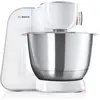 Image de Bosch Hausgeräte MUM58259 food processor Acier inoxydable, Blanc, Processeur d'aliments, Blanc, Argent