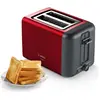 Image de Bosch Hausgeräte TAT3P424 toaster 2 slice(s) Black, Red, Grille-pain, Noir, Rouge