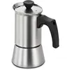 Image de Bosch Hausgeräte HEZ9ES100, Cafetière moka, Noir, Argent