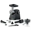 Image de Bosch Hausgeräte Food Mincer MFWS430B Black Number of speeds 2 Débit (kg/min) 2.5, Hachoir à viande, Noir, Gris, Argent