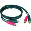 Image de Accessoires guitares KLOTZ AT-CC0100 BASIC RCA NOIR 1 M Câble RCA