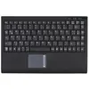 Image de KeySonic TAS ACK-540U+ Corded (FR) MINI Touchpad SoftSkin sw (DE, Filaire), Clavier, Noir