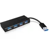 Image de Icy Box Ib-Ac6104-B (USB-A, 4 ports), Station d’accueil + hub USB, Noir