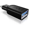 Image de Icy Box USB Typ-C auf USB 3.0 (USB 3.0, 4.50 cm), Adaptateur données + vidéo, Noir