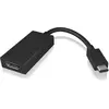 Image de Icy Box USB Typ-C zu (HDMI, 6.50 cm), Adaptateur données + vidéo, Noir