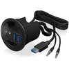 Image de Icy Box IB-Hub1404A (USB-A, 3 ports), Station d'accueil + hub USB, Noir