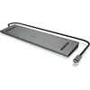 Image de Icy Box IB-DK2106-C (USB-C, 7 ports), Station d’accueil + hub USB, Gris