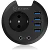 Image de Icy Box IB-HUB1430 (USB-A, 4 ports), Station d'accueil + hub USB, Noir