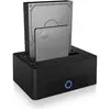 Image de Icy Box Station d'accueil et de clonage pour disques durs SATA 2,5" ou 3,5",IB-1232CL-U3, Disque dur : accessoires