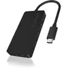 Image de Icy Box IB-HUB1429-CPD (USB-C, 4 ports), Station d'accueil + hub USB, Noir