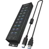 Image de Icy Box IB-HUB1720-U3 (20 ports), Station d’accueil + hub USB, Noir