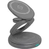 Image de Icy Box IB-SH101-CH (15 W), Chargeur sans fil, Gris, Noir