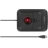 Image de KeySonic Maus optisch Trackball USB-A, ergonomisch, schwarz (Filaire), Souris, Noir