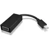 Image de Icy Box Mini DP zu (VGA, 14.10 cm), Adaptateur données + vidéo, Noir