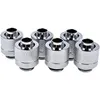 Image de Alphacool Eiszapfen Connector Series Straight Socket 13/10mm - Raccord de compression du système de refroidissement par liquide - nickel argenté