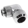 Image de Alphacool Eiszapfen 13 mm HardTube compression fitting 90° rotatable G1/4 - Raccord à angle de compression de système de refroidissement liquide - chrome