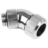 Image de Alphacool Eiszapfen 13 mm HardTube compression fitting 45° rotatable G1/4 - Raccord à angle de compression de système de refroidissement liquide - chrome