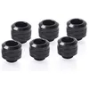 Image de Alphacool Lot de 6 Raccords à compression pour Tube Ø13mm Eiszapfen Pro (Noir)