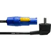 Image de Cordial CFCA1.5SRC - Câble d'alimentation PowerCon-SCHUKO coudé 1.5 m