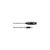 Image de Cordial Cable Audio Asymtrique XLR Femelle/minijack Stéréo 1,5 M Câbles jack / instrument