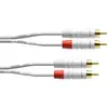 Image de Cordial CFU CC Snow (3 m, Câbles Cinch), Câble audio