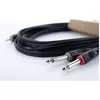 Image de Cordial 14864 Audio Y-Adapter (1x Klinkenstecker 3.5 mm - 2x Klinkenstecker 6.3, Adaptateur audio, Noir