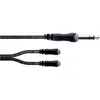 Image de Cordial 14886 Klinke Audio Y-Adapter (1x Klinkenstecker 6.3 mm (stereo) - 2x Kli, Adaptateur audio, Noir