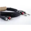 Image de Cordial 14839 Klinke / Cinch Audio Anschlusskabel (2x Klinkenstecker 6.3 mm (mon (1 m, Câble jack 6,3 mm), Câble audio