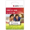 Image de AGFAPHOTO USB 2.0 argent 8Go 8Go (8 Go, USB-A), Clé USB, Argent