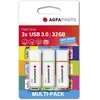 Image de Agfaphoto USB 3.2 Gen 1 32GB Color Mix MP3 (32 Go, USB-A), Clé USB, Multicolore