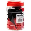 Image de Karella Jeu de 50 fléchettes de rechange PVC rouge et noir