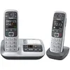 Image de Gigaset E560A Duo - Téléphone sans fil - système de répondeur avec ID d'appelant - ECO DECTGAP - anthracite + combiné supplémentaire