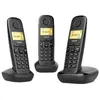 Image de Gigaset A170 Trio - Téléphone sans fil avec ID d'appelant - DECT\GAP - noir + 2 combinés supplémentaires