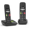 Image de Gigaset E290A DUO - Téléphone résidentiel sans fil pour seniors avec répondeur et 2 combinés - L, Téléphone, Noir