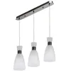 Image de Suspension 3 Têtes Métal "Viyel" 40cm Blanc