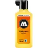 Image de Molotow, Cartouche de rechange + encrier, Recharge d'encre One4All pour marqueur permanent 180ml jaune zinc (Jaune, 180 ml)