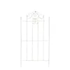 Image de Treillis De Jardin Pour Plantes Grimpantes Paula En Fer Solide , Blanc antique