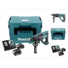 Image de Makita dhr 202 rtj 18 v perforateur burineur sds-plus avec boîtier makpac + 2x batteries 5,0 ah + chargeur