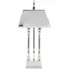 Image de Lampe à poser Pantin, argenté (13 x 21 x 46cm)