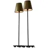 Image de Lot de 2 lampes à poser Filia, doré vieilli/noir (69cm)