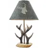 Image de Lampe à poser Lodge, gris/marron (46cm)